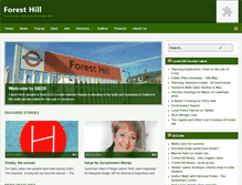 Tablet Screenshot of foresthill.org.uk